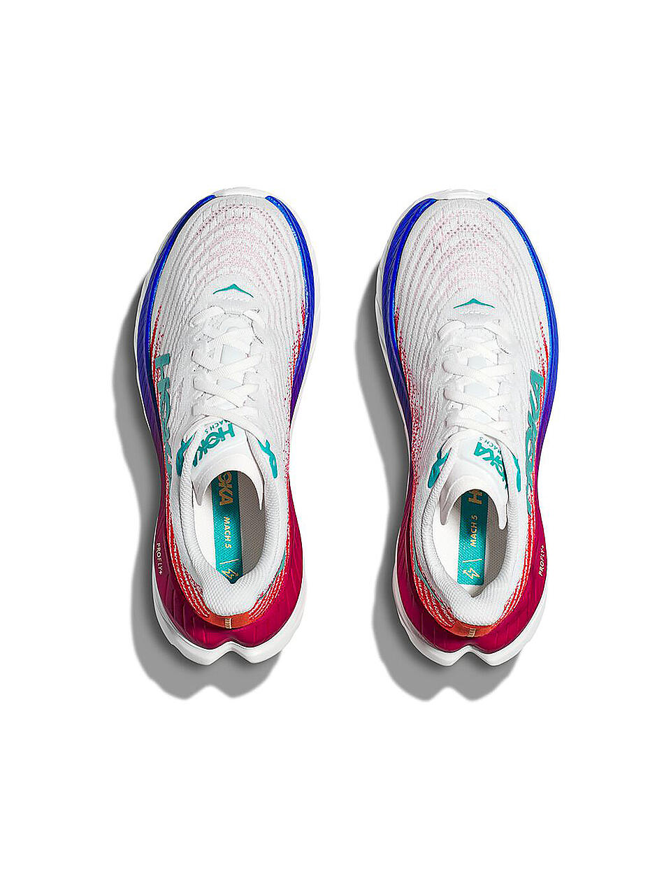HOKA | Damen Wettkampf Laufschuhe Mach 5 | weiss