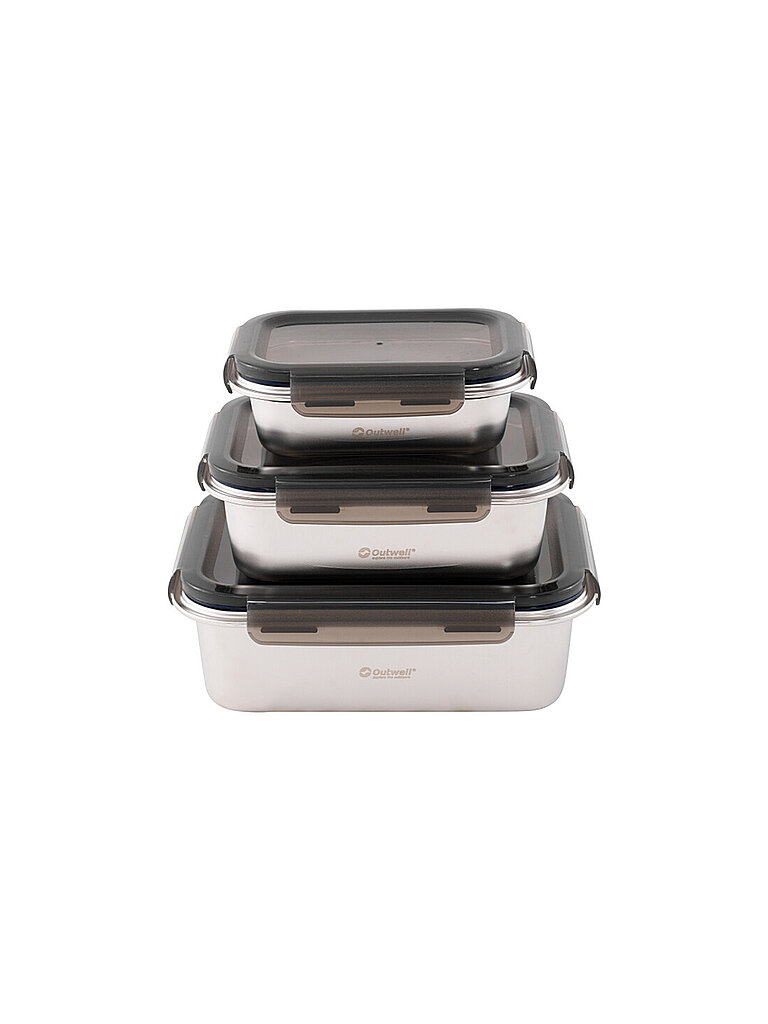 OUTWELL Camping Box 3tlg Set silber
