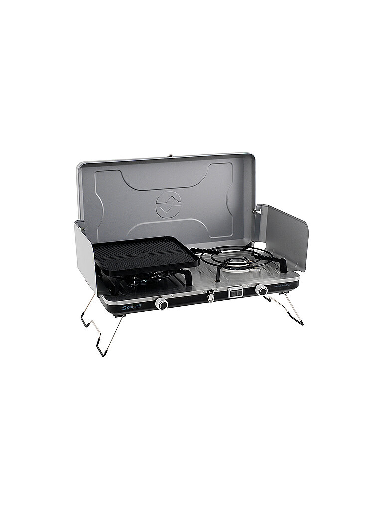 OUTWELL Gasherd Merapi Pro Duo Deluxe silber