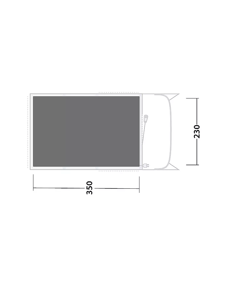 OUTWELL | Zeltunterlage Sunhill 3 Air | grau