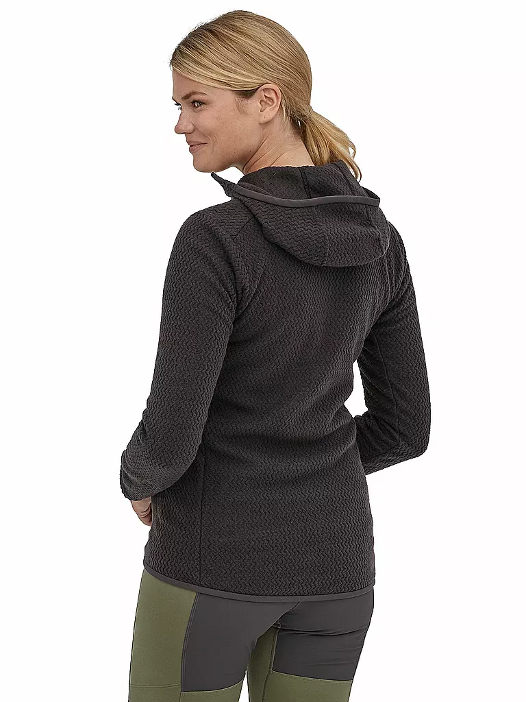 PATAGONIA | Damen Fleecejacke R1® Air Full-Zip Hoodie | schwarz