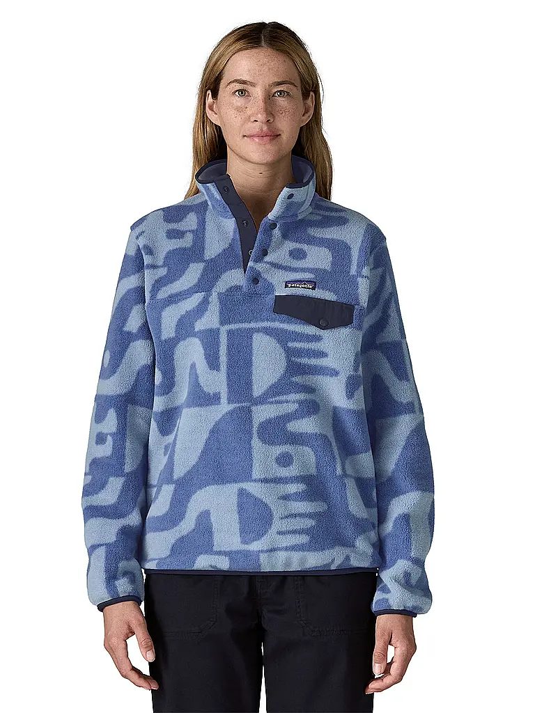 PATAGONIA | Damen Fleecepullover Synchilla® Snap-T®  | blau