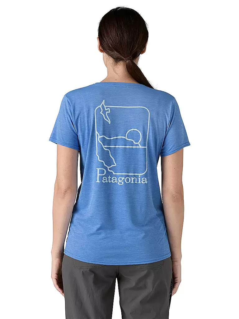 PATAGONIA | Damen Funktionsshirt Capilene® Cool Daily Graphic | blau