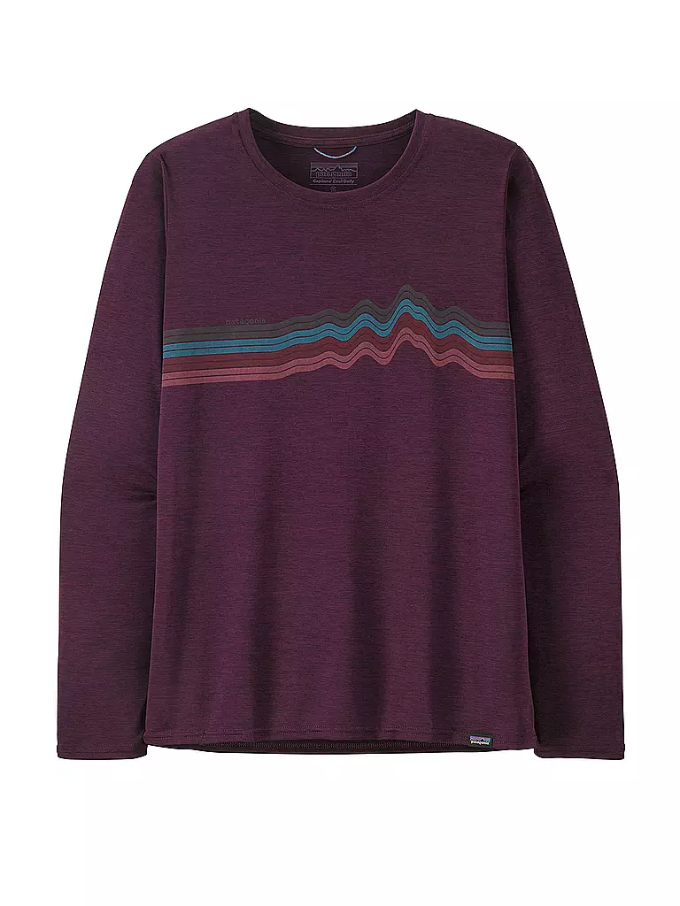 PATAGONIA | Damen Funktionsshirt Long-Sleeved Capilene® Cool Daily Graphic | grau