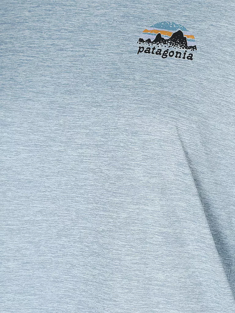 PATAGONIA | Damen Funktionsshirt Long-Sleeved Capilene® Cool Daily Graphic | hellblau