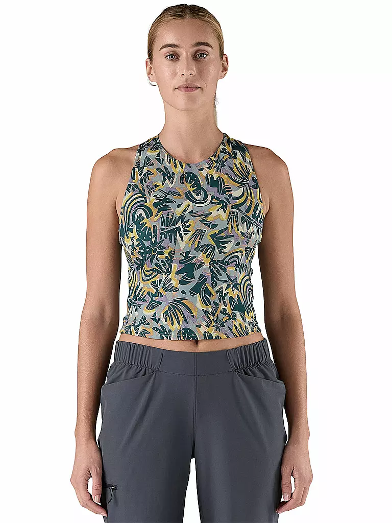 PATAGONIA | Damen Funktionsshirt Tank Reversible | petrol