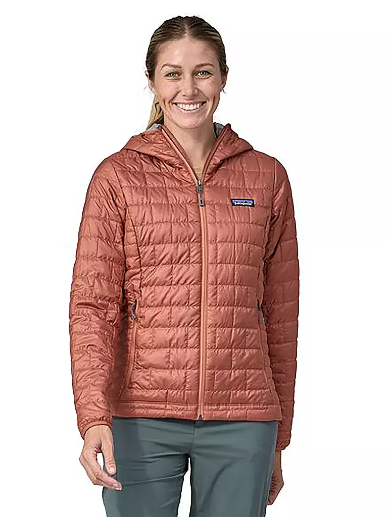 PATAGONIA | Damen Isolationsjacke Nano Puff® Hoodie | kupfer