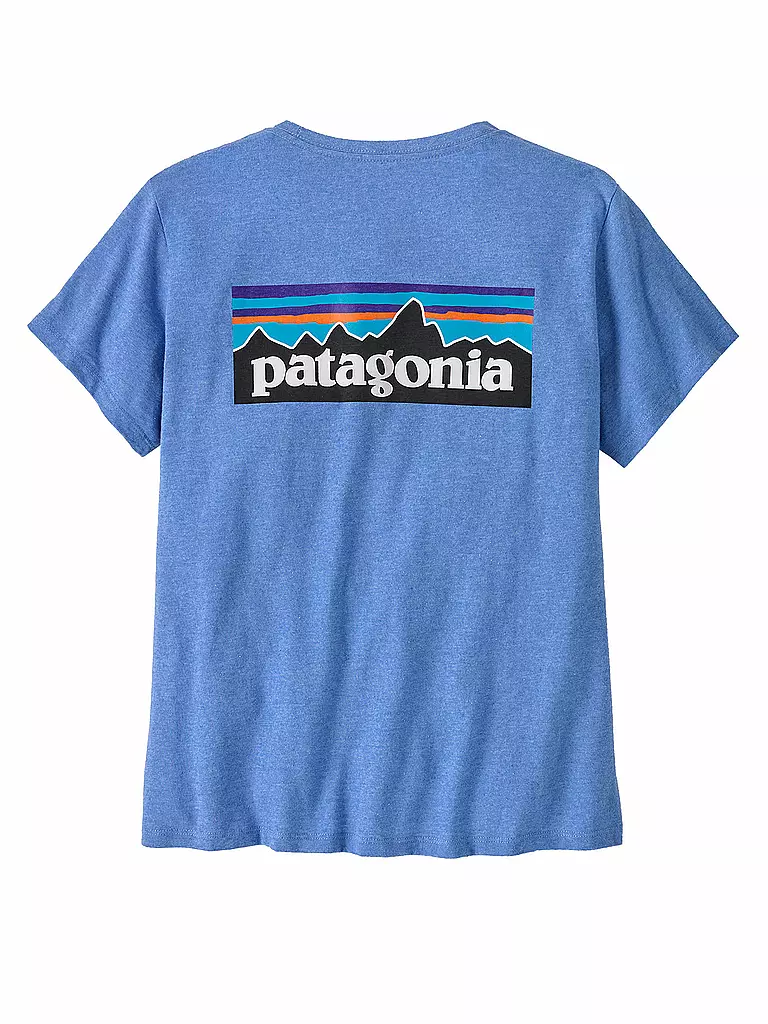 PATAGONIA | Damen T-Shirt P-6 Logo Responsibili | blau