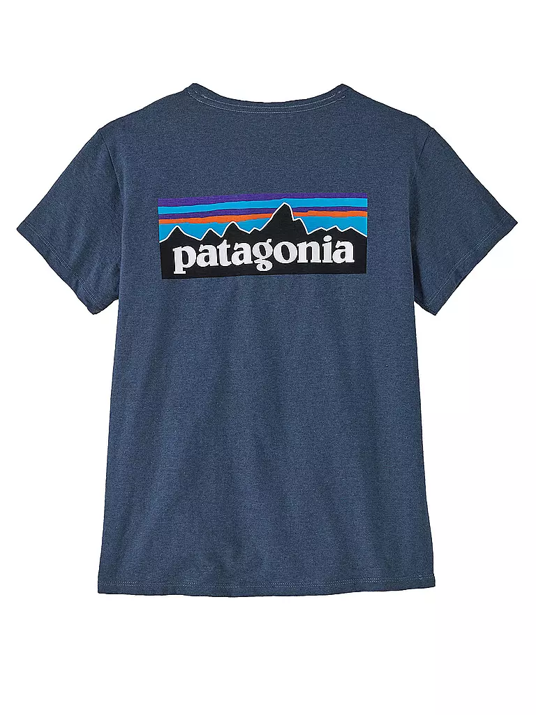 PATAGONIA | Damen T-Shirt P-6 Logo Responsibili | blau