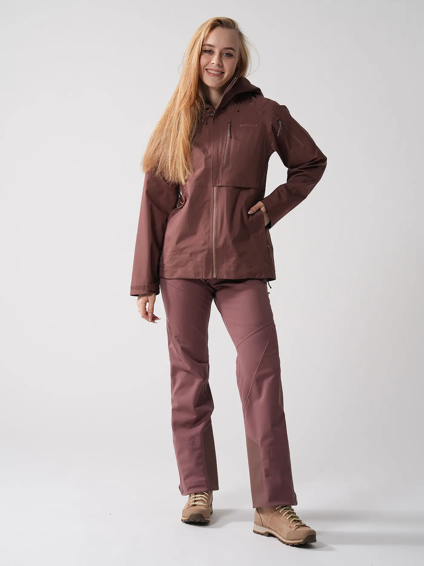 PATAGONIA | Damen Tourenjacke Upstride GTX 3L Hoodie | beere