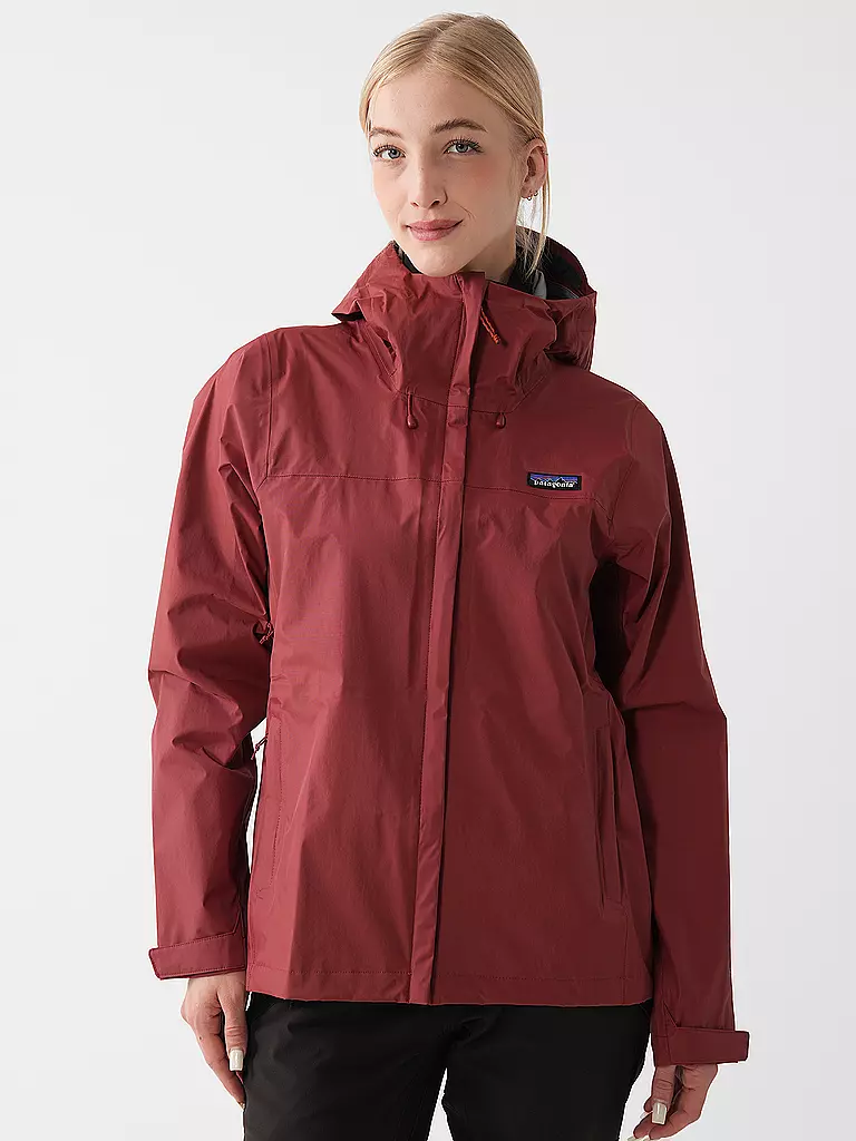 PATAGONIA | Damen Wanderjacke Torrentshell 3L | dunkelrot