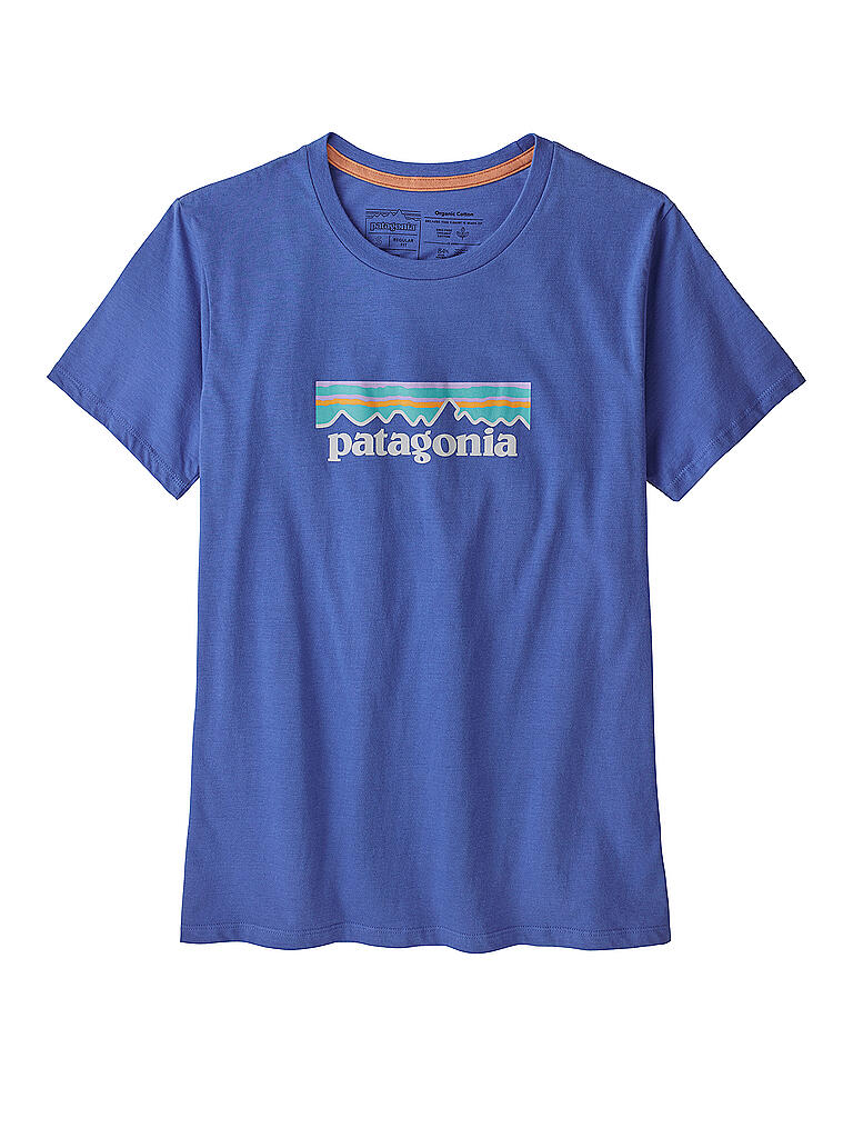 PATAGONIA | Damen Wandershirt Logo Organic | blau