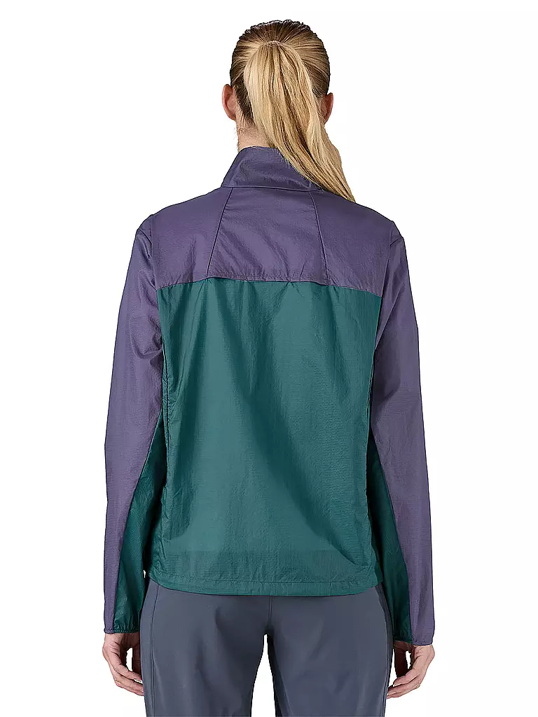 PATAGONIA | Damen Windjacke Houdini® Stash 1/2 Zip | petrol