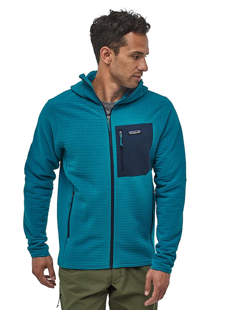 PATAGONIA | Herren Fleecejacke R2® TechFace Hoody | blau