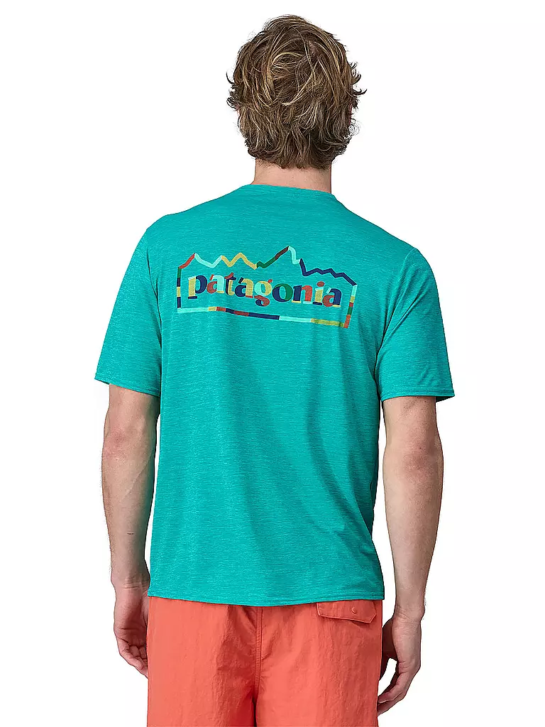 PATAGONIA | Herren Funktionsshirt Capilene® Cool Daily Graphic | petrol