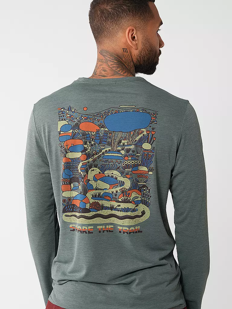 PATAGONIA | Herren Funktionsshirt Capilene® Cool Daily Graphic | dunkelgrün