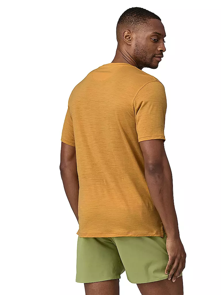 PATAGONIA | Herren Funktionsshirt Capilene® Cool Merino Graphic | gold