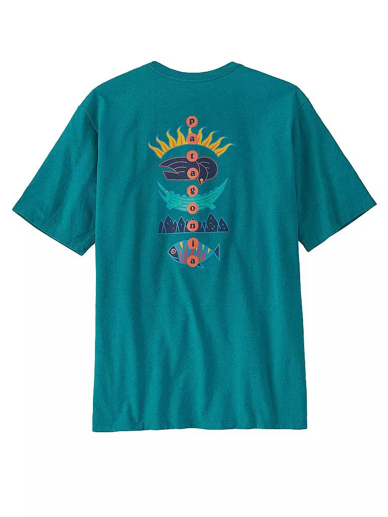 PATAGONIA | Herren Funktionsshirt Fitz Roy Wild Responsibili-Tee® | petrol