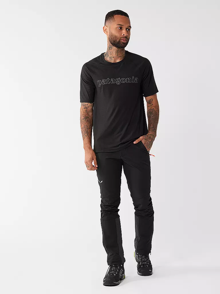 PATAGONIA | Herren Funktionssirt  Capilene® Cool Trail Graphic | schwarz