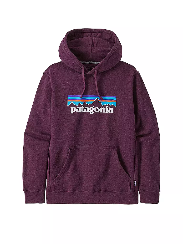 PATAGONIA | Herren Hoodie P-6 Logo Uprisal  | dunkelrot