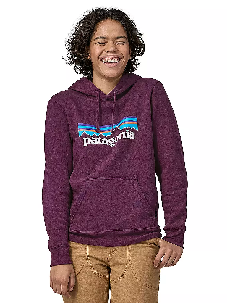 PATAGONIA | Herren Hoodie P-6 Logo Uprisal  | dunkelrot