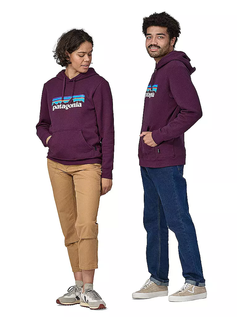 PATAGONIA | Herren Hoodie P-6 Logo Uprisal | dunkelrot
