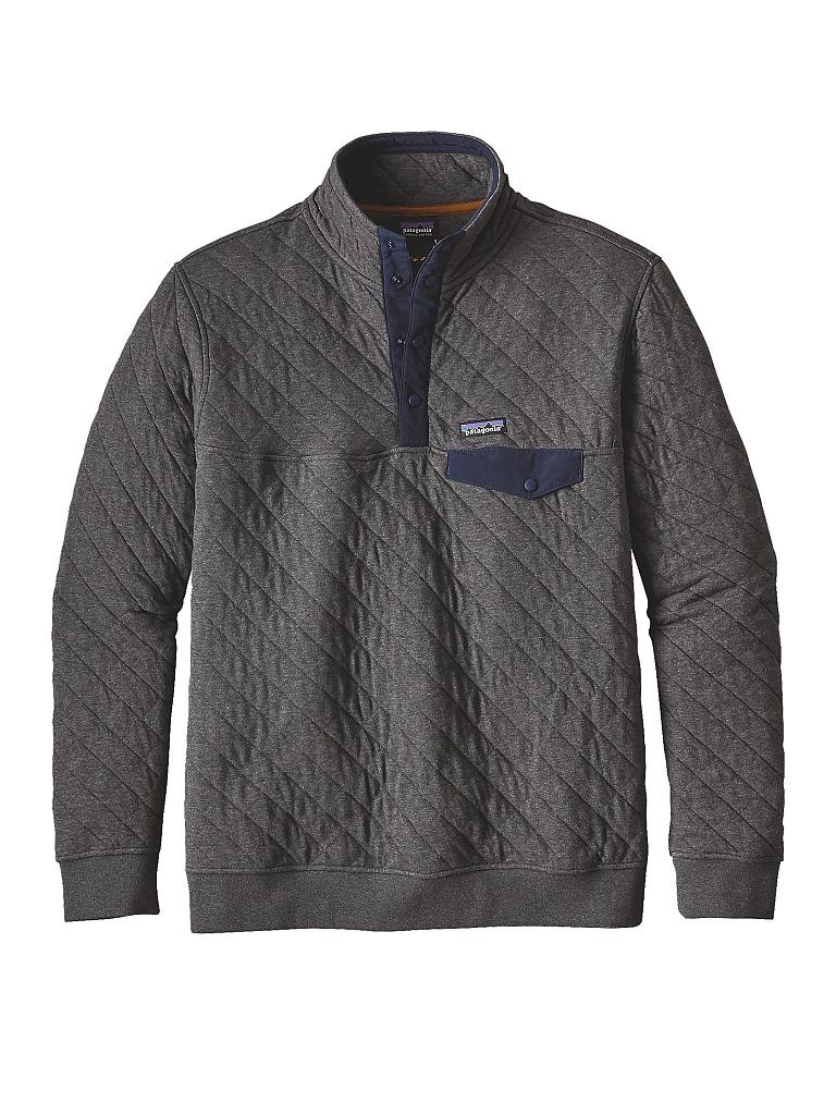 PATAGONIA | Herren Pullover Cotton Quilt Snap-T® | grau