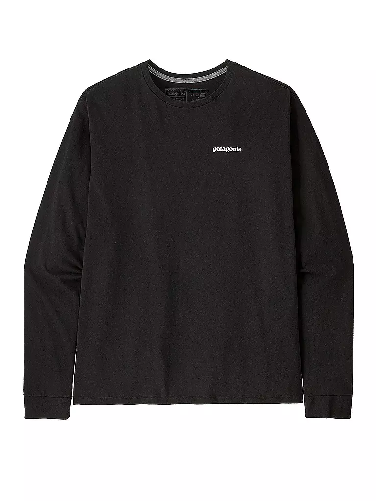 PATAGONIA | Herren Shirt P-6 Logo Responsibili-Longsleeve® | schwarz
