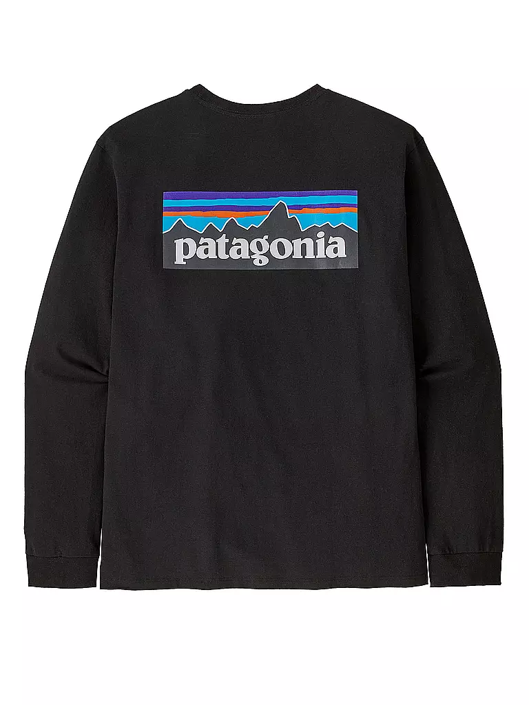 PATAGONIA | Herren Shirt P-6 Logo Responsibili-Longsleeve® | schwarz