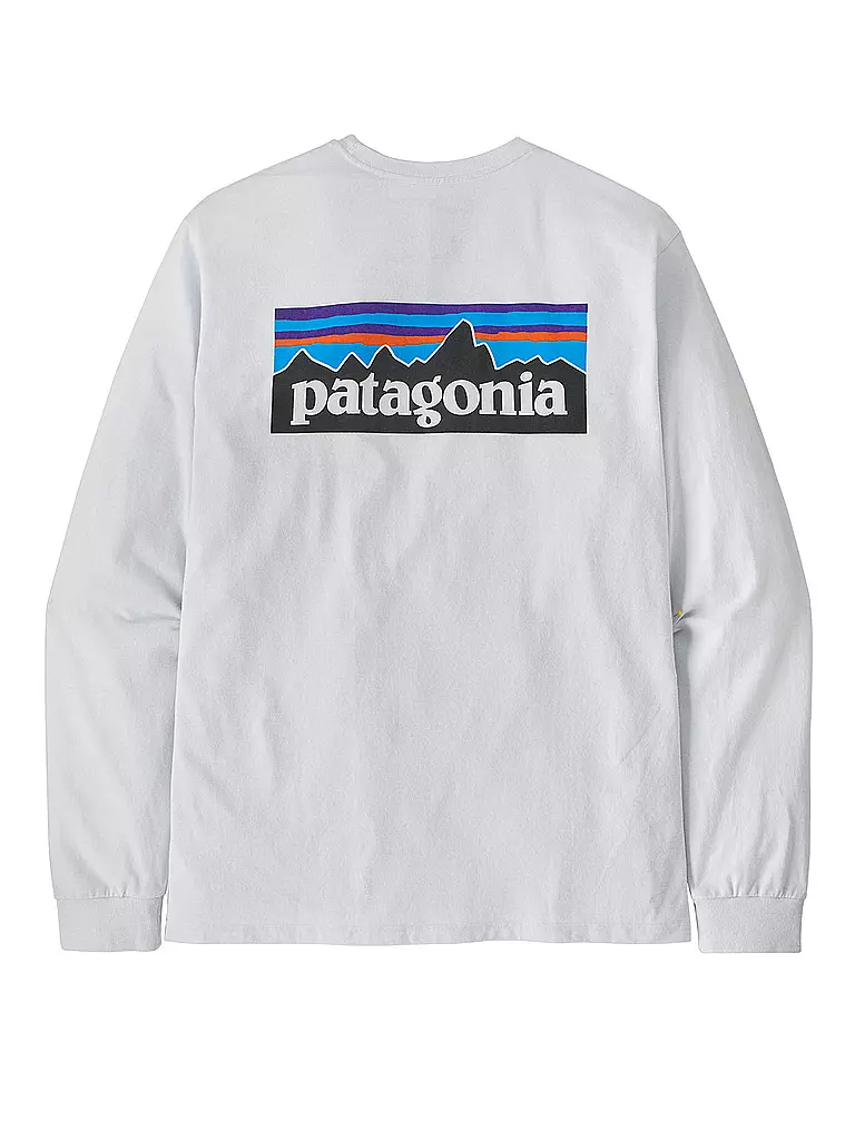 PATAGONIA | Herren Shirt P-6 Logo Responsibili-Longsleeve® | schwarz