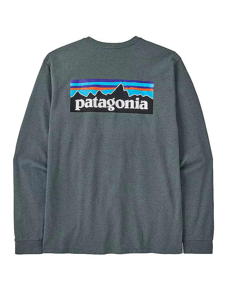 PATAGONIA | Herren Shirt P-6 Logo Responsibili-Longsleeve® | dunkelrot
