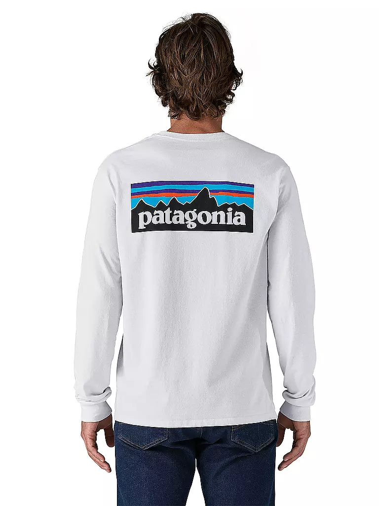 PATAGONIA | Herren Shirt P-6 Logo Responsibili-Longsleeve® | schwarz