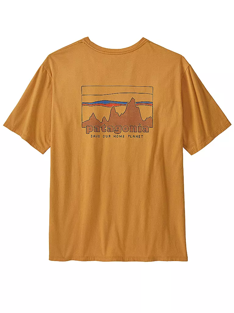 PATAGONIA | Herren T-Shirt 73 Skyline Organic | camel