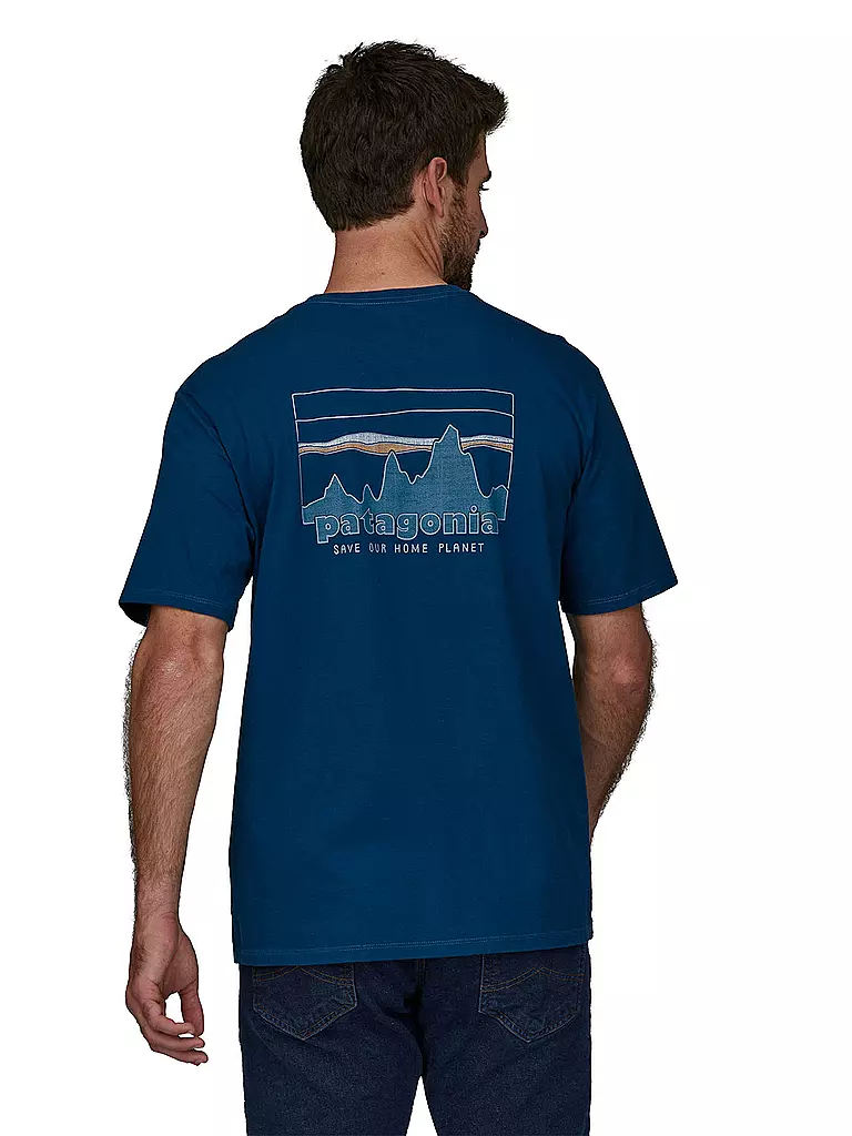 PATAGONIA | Herren T-Shirt 73 Skyline Organic | camel