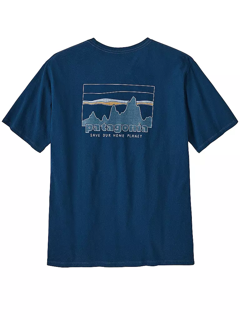 PATAGONIA | Herren T-Shirt 73 Skyline Organic | dunkelblau