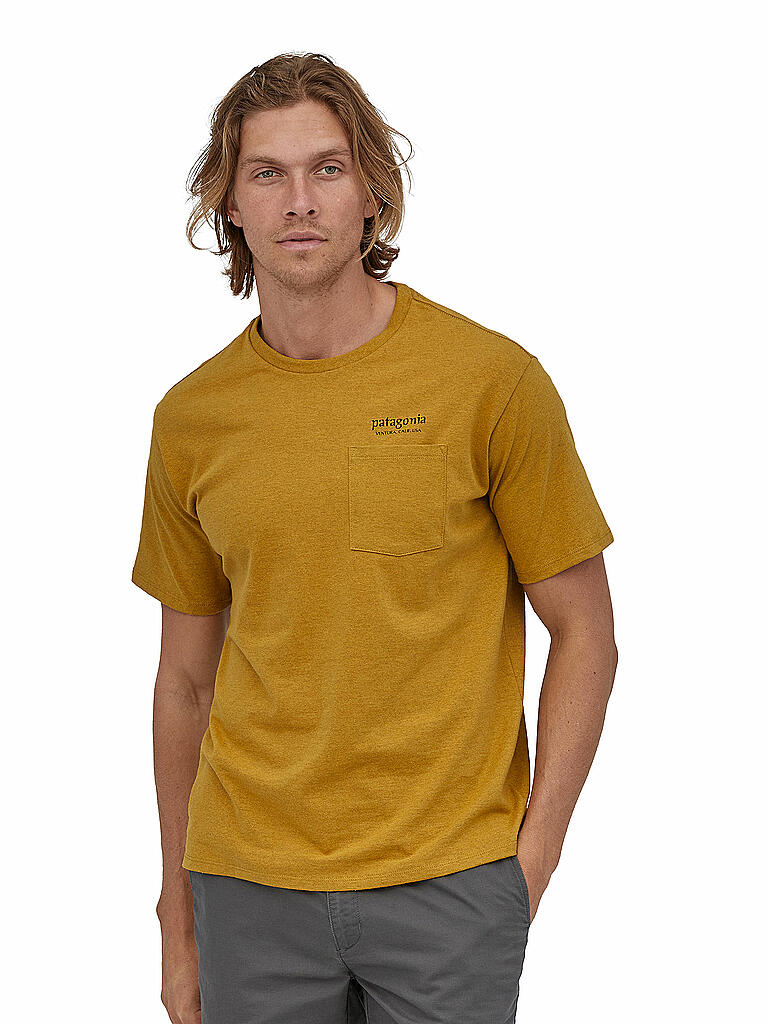 PATAGONIA | Herren T-Shirt Granite Magic Pocket Responsibili-Tee® | gelb