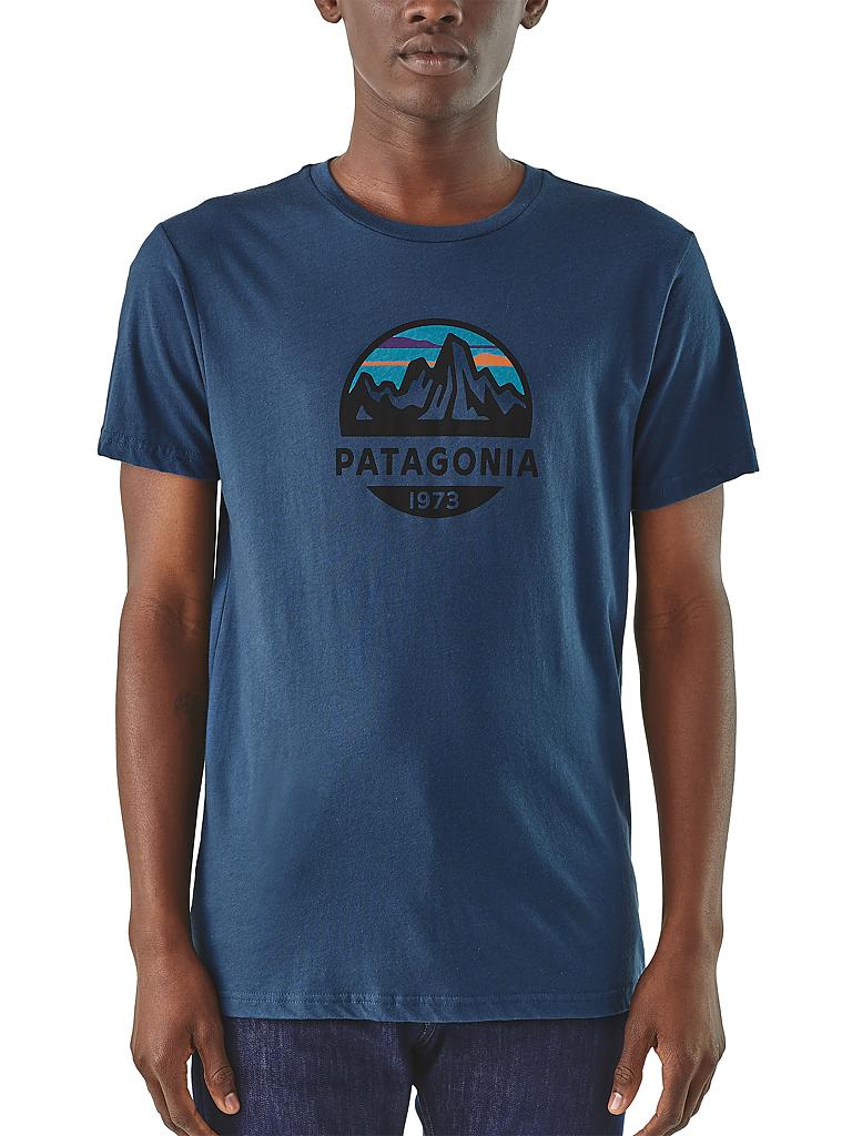 PATAGONIA | Herren T-Shirt M's Fitz Roy Scope Organic Cotton | blau