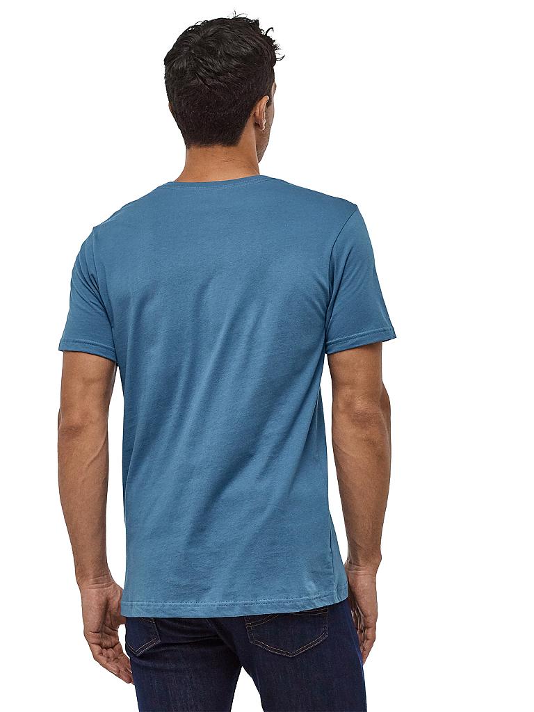 PATAGONIA | Herren T-Shirt M's Fitz Roy Scope Organic Cotton | blau