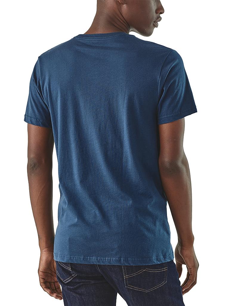 PATAGONIA | Herren T-Shirt M's Fitz Roy Scope Organic Cotton | blau
