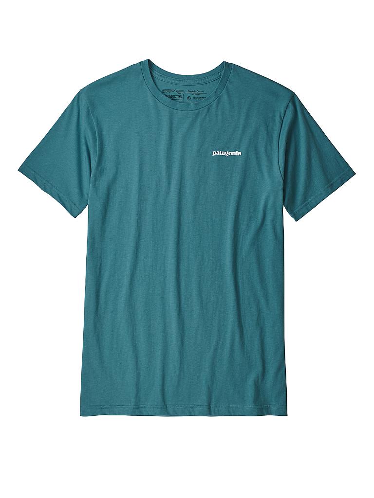 PATAGONIA | Herren T-Shirt M's P-6 Logo Organic Cotton | türkis