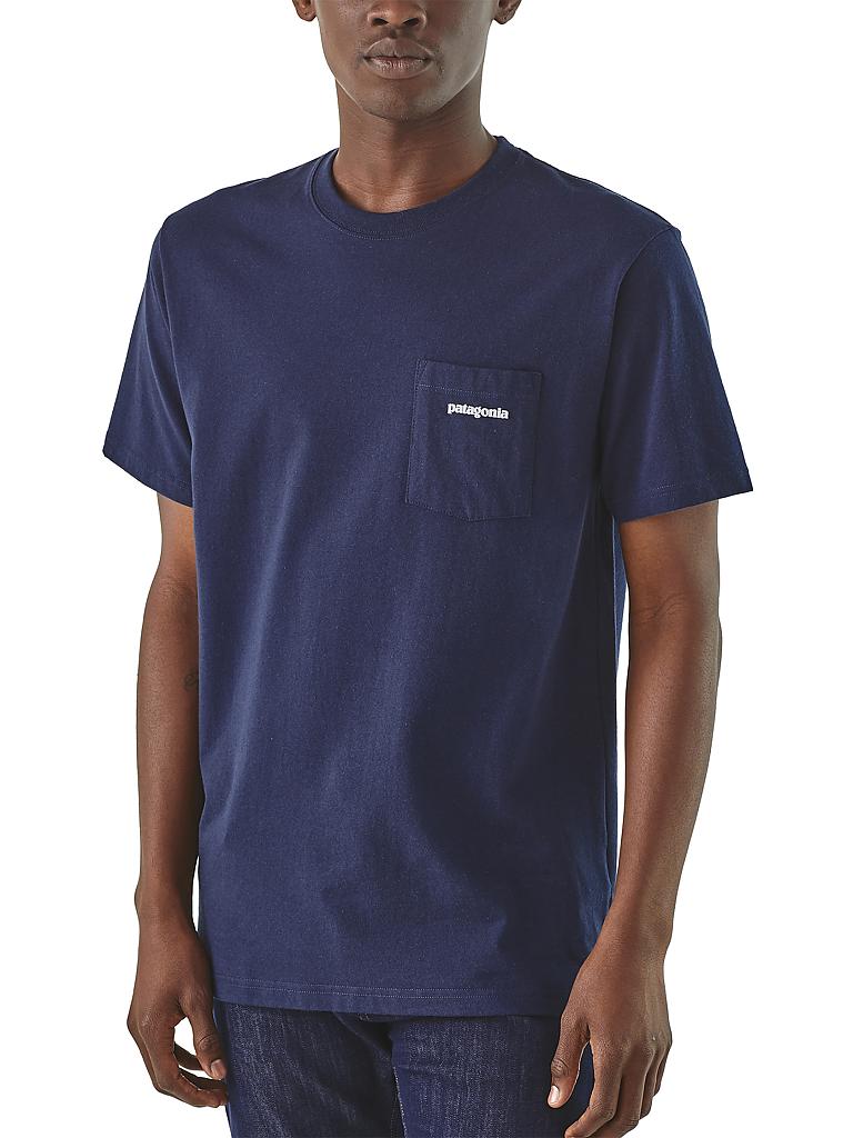 PATAGONIA | Herren T-Shirt M's P-6 Logo Organic Cotton | blau