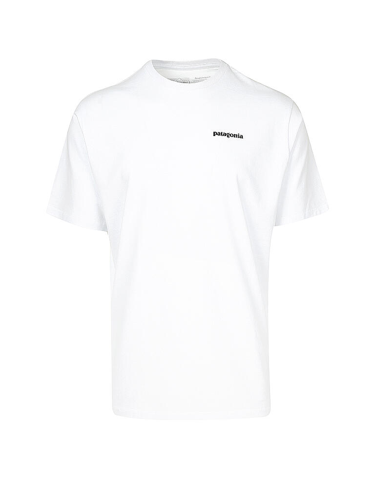 PATAGONIA | Herren T-Shirt P-6 Logo | weiß