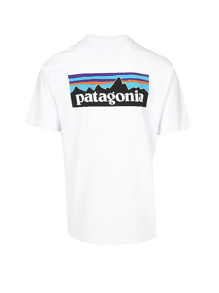 PATAGONIA | Herren T-Shirt P-6 Logo | weiß
