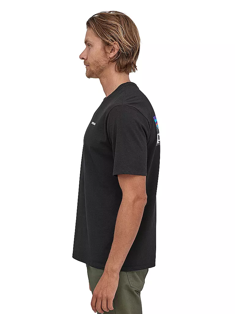 PATAGONIA | Herren T-Shirt P-6 Logo | schwarz