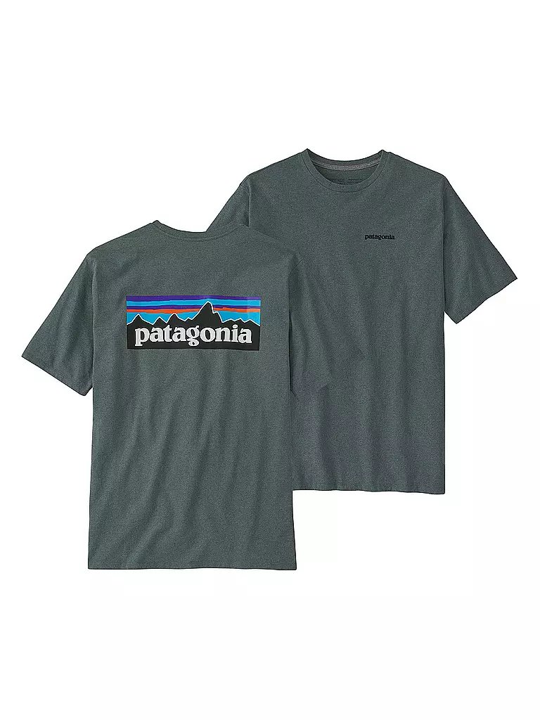 PATAGONIA | Herren T-Shirt P-6 Logo | grau