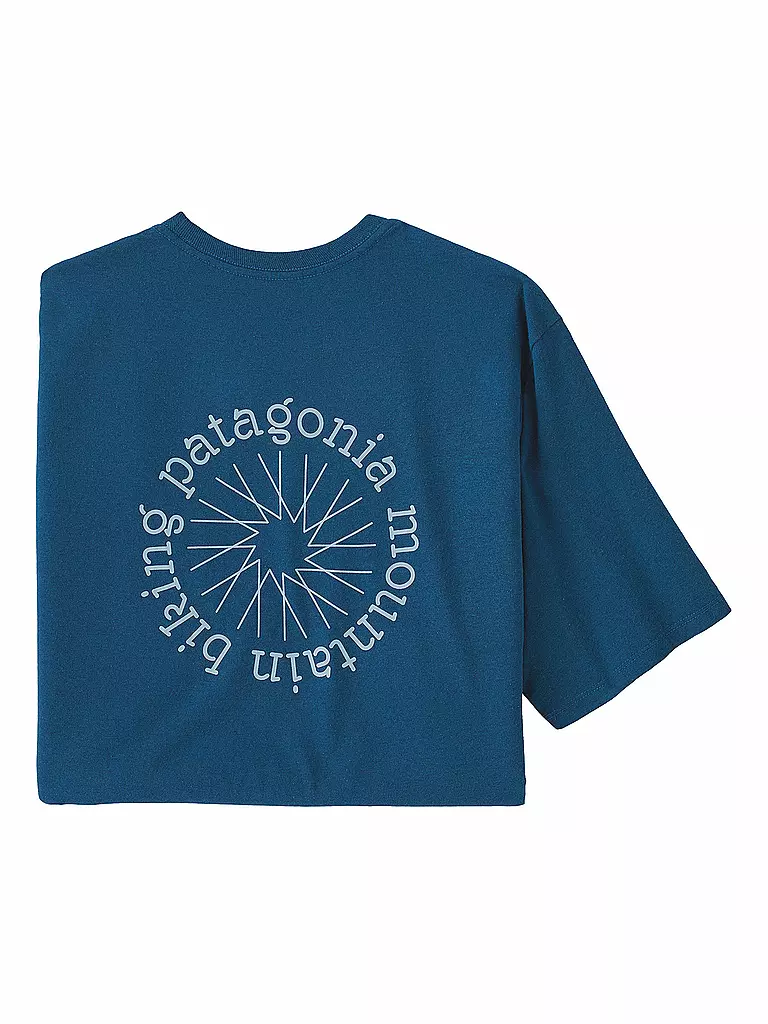 PATAGONIA | Herren T-Shirt Spoke Stencil Responsibili-Tee® | blau