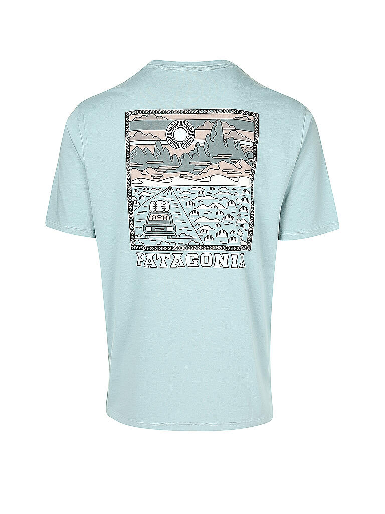 PATAGONIA | Herren T-Shirt Summit Road Organic Cotton | blau