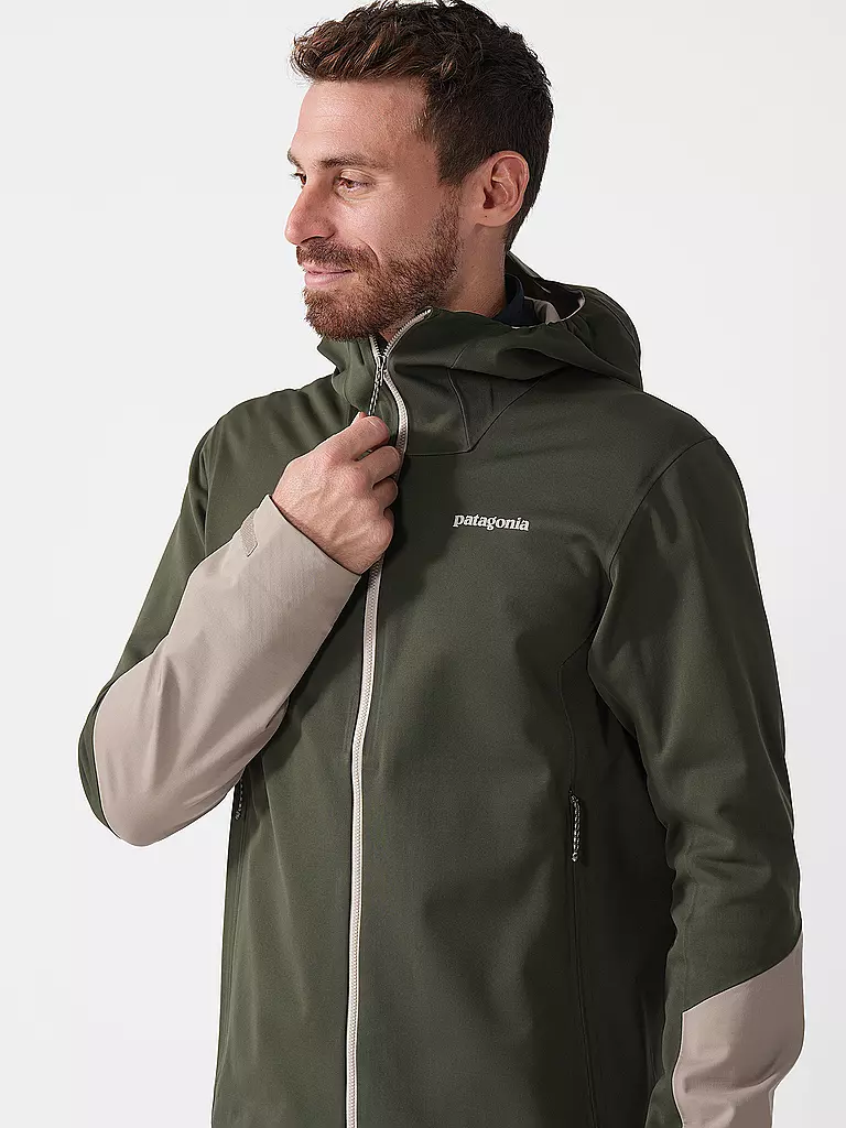 PATAGONIA | Herren Wanderjacke Upstride Hoodie | dunkelgrün