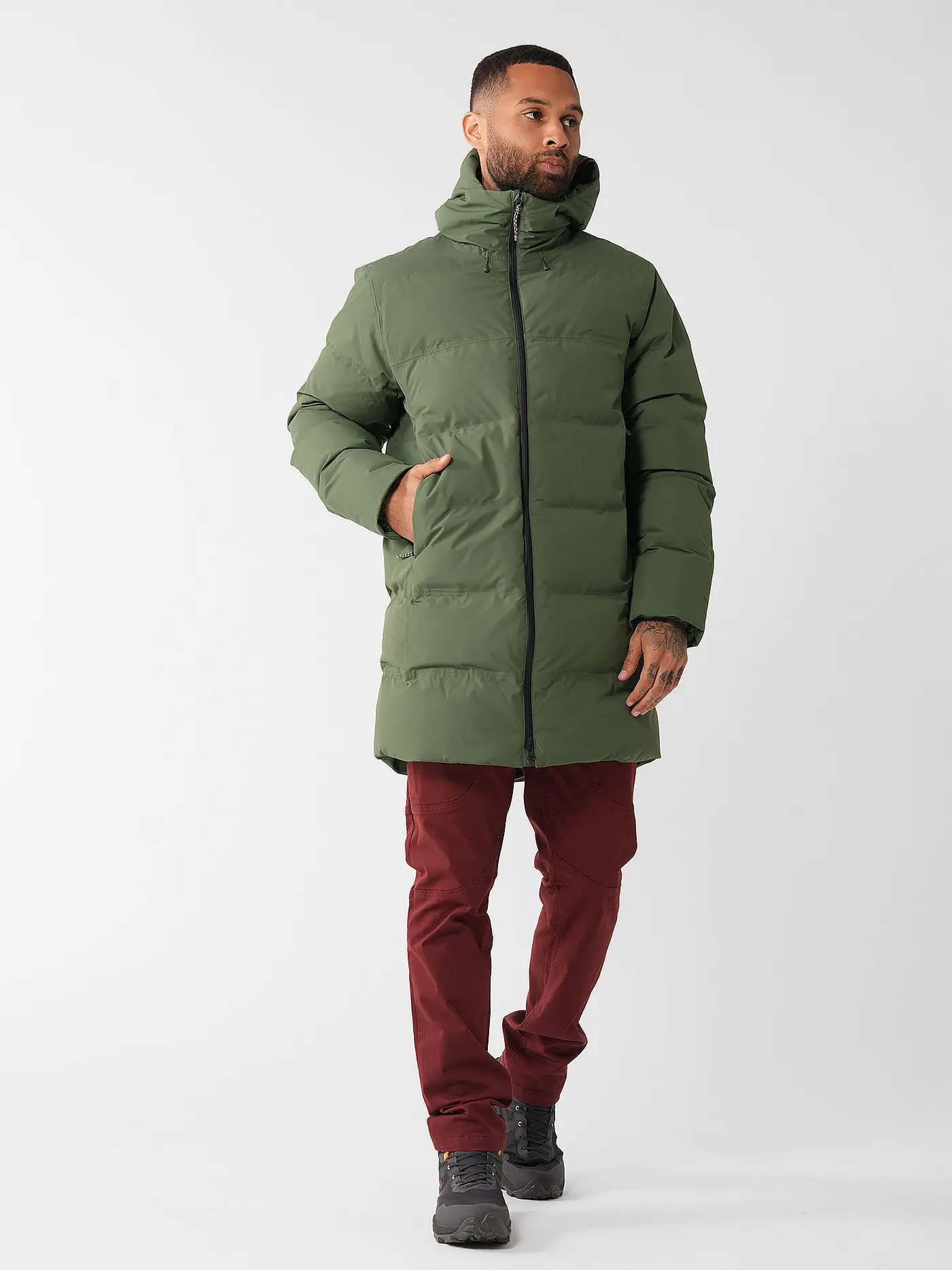 PATAGONIA | Herren Winterparka Jackson Glacier 2L Down | dunkelgrün