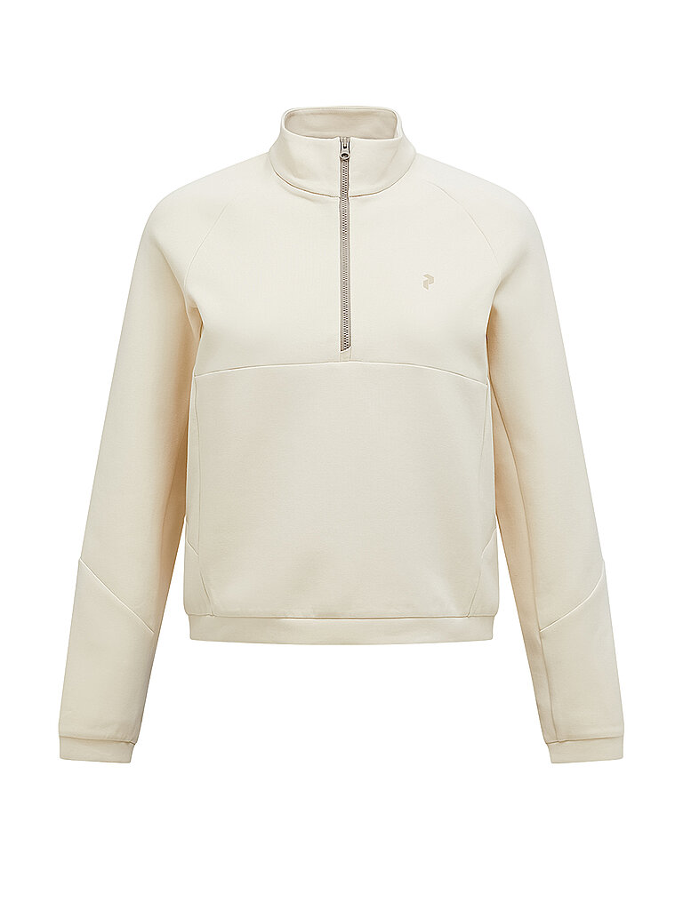 Peak Performance Damen Sweater Sportstech 1/2 Zip creme